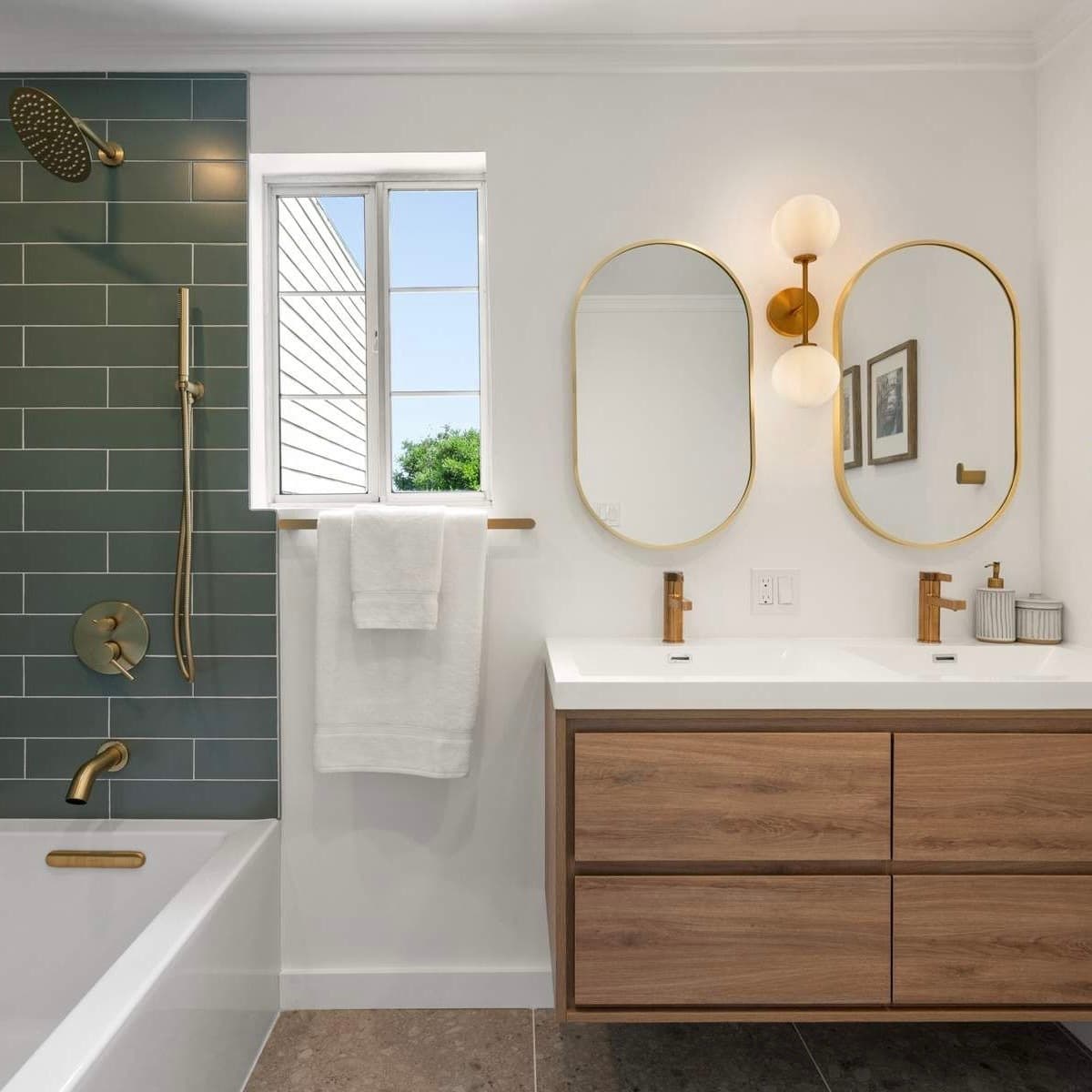 Haloarc · Inner Richmond completed bathroom